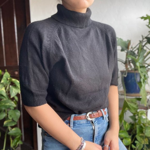 🏷 Sold | Talbots Cashmere Silk Turtleneck Sweater - Picture 3 of 7